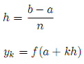 Simpson's rule formula